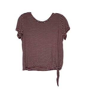 Olivia Rae Red and White Tshirt-L